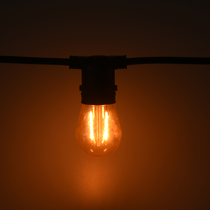 Luz de cuerda integrada de cabezal plano