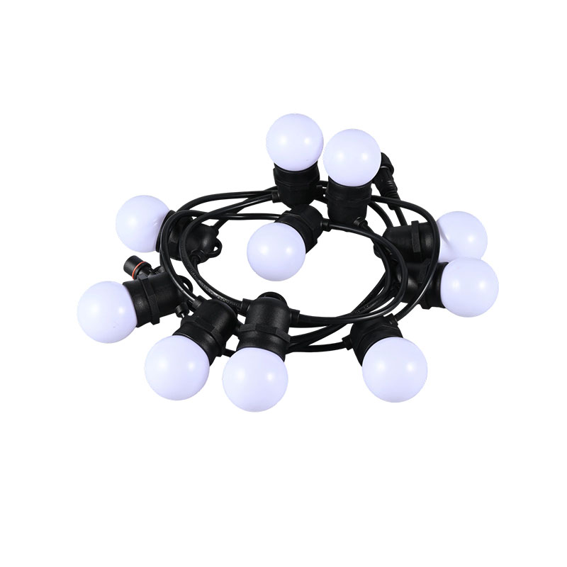 G45 Exterior E27 Luces de cadena de luz blanca