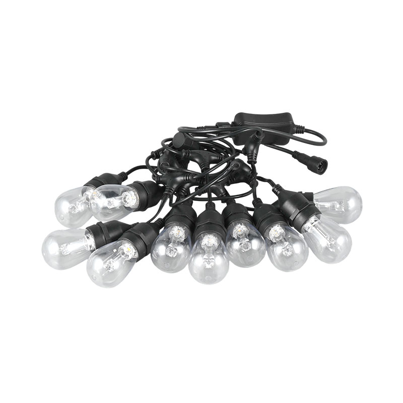 Luces colgantes blancas cálidas RGB controlables a nivel de píxel S14