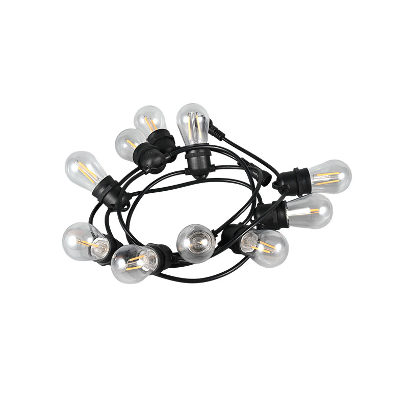 S14 Exterior E27 Luces de cadena blancas cálidas