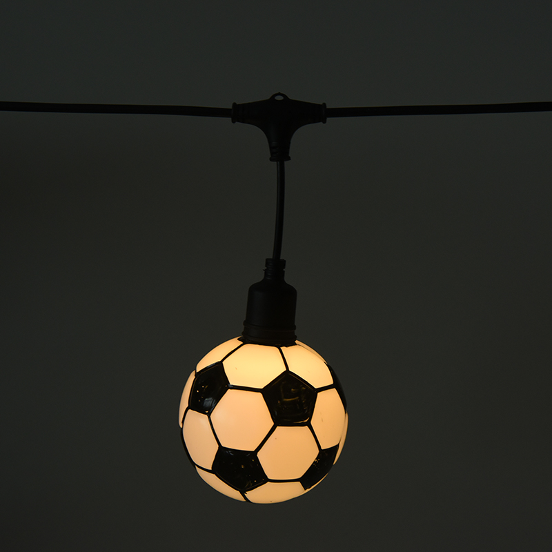 Luces de cuerda con temática de fútbol (5 metros, 10 luces)